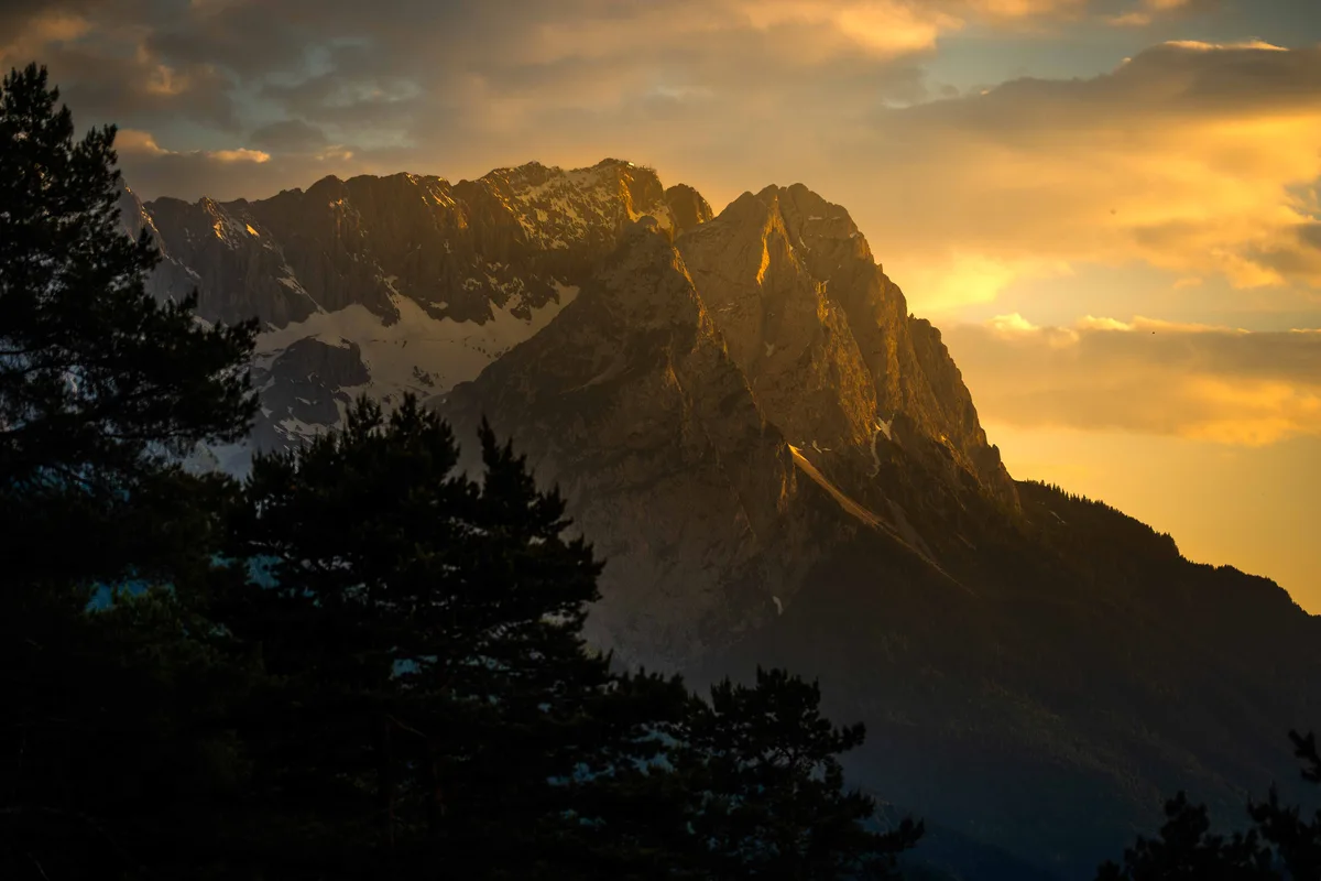 Sunset On Alps 3
