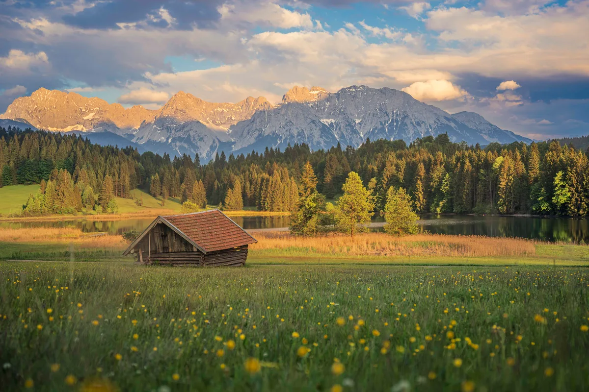 The Alpen Village in Sunrays